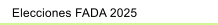 Elecciones FADA 2025
